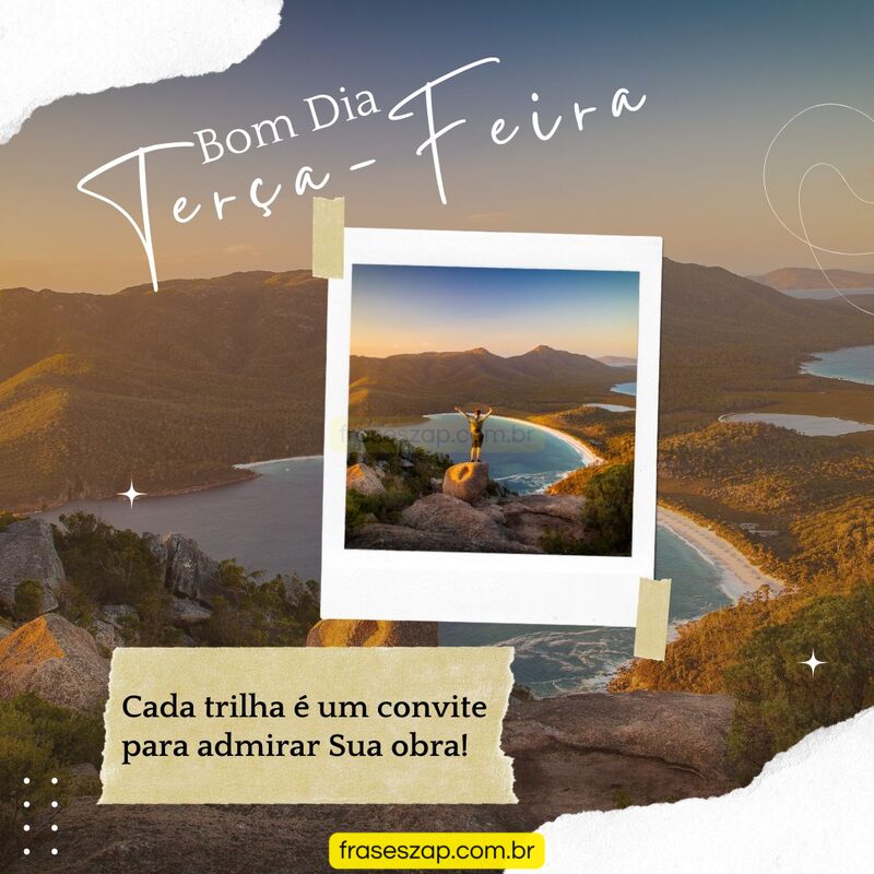Imagem de terça-feira para compartilhar no WhatsApp