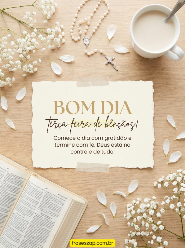 Imagem de terça-feira para compartilhar no WhatsApp