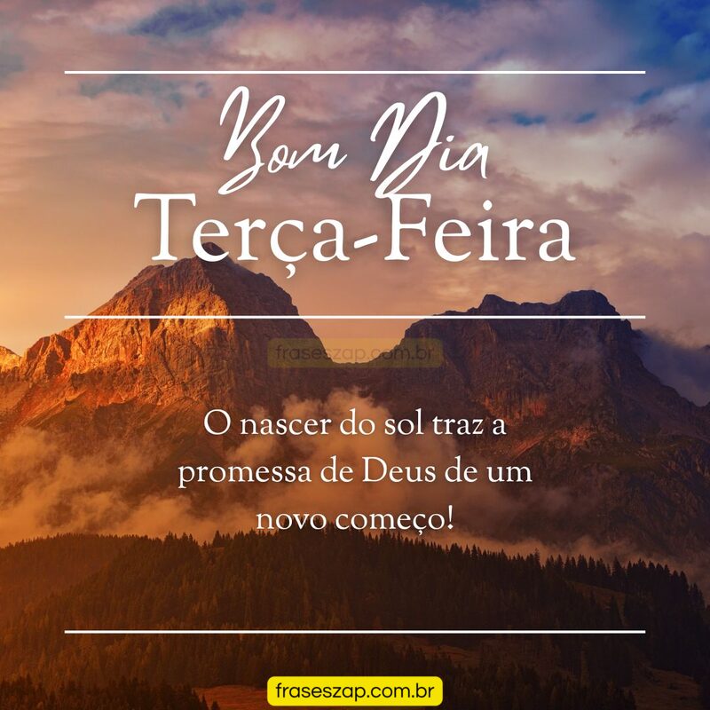 Imagem de terça-feira para compartilhar no WhatsApp