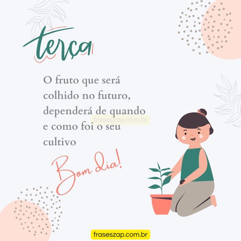 Imagem de terça-feira para compartilhar no WhatsApp