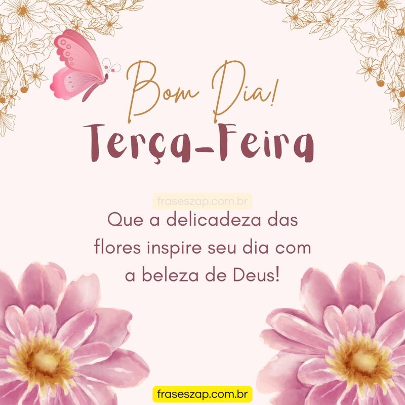 Imagem de terça-feira para compartilhar no WhatsApp