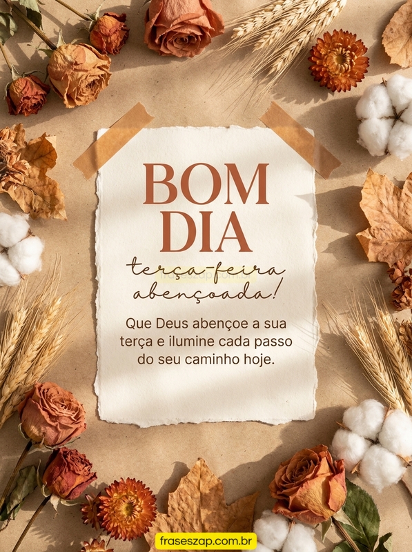 Imagem de terça-feira para compartilhar no WhatsApp