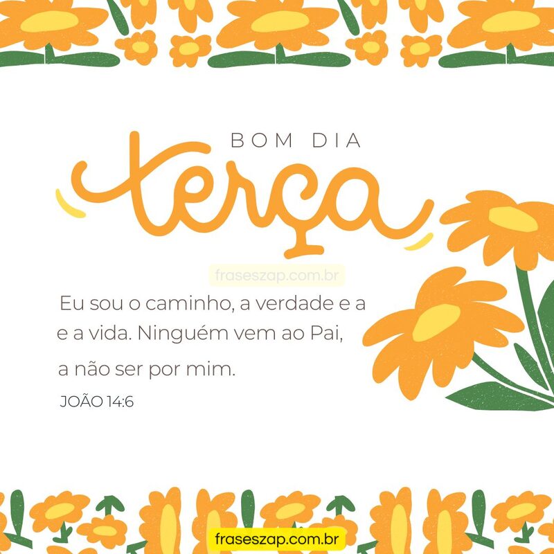 Imagem de terça-feira para compartilhar no WhatsApp
