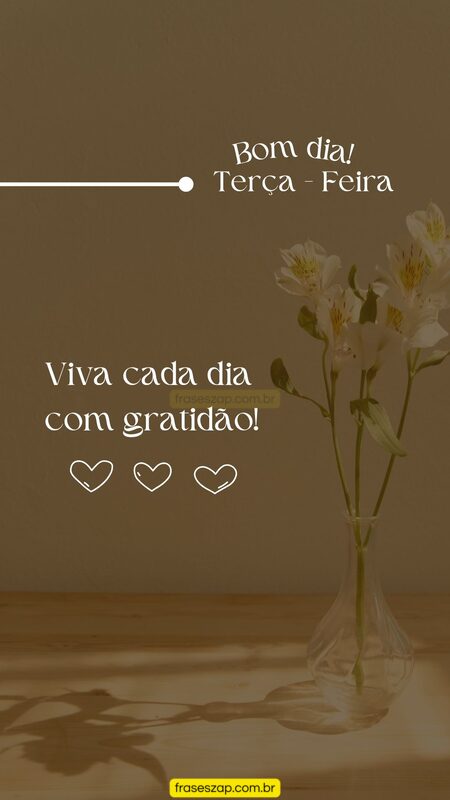 Imagem de terça-feira para compartilhar no WhatsApp