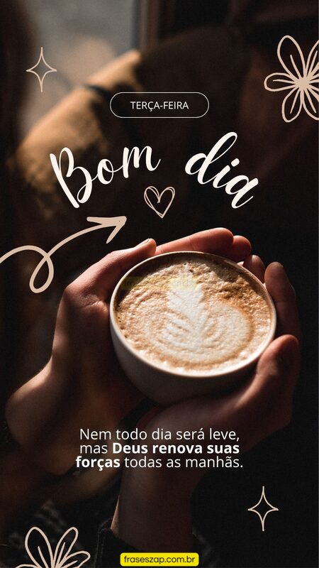 Imagem de terça-feira para compartilhar no WhatsApp