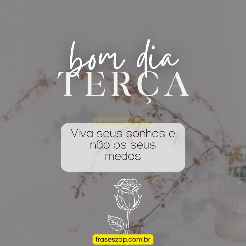 Imagem de terça-feira para compartilhar no WhatsApp