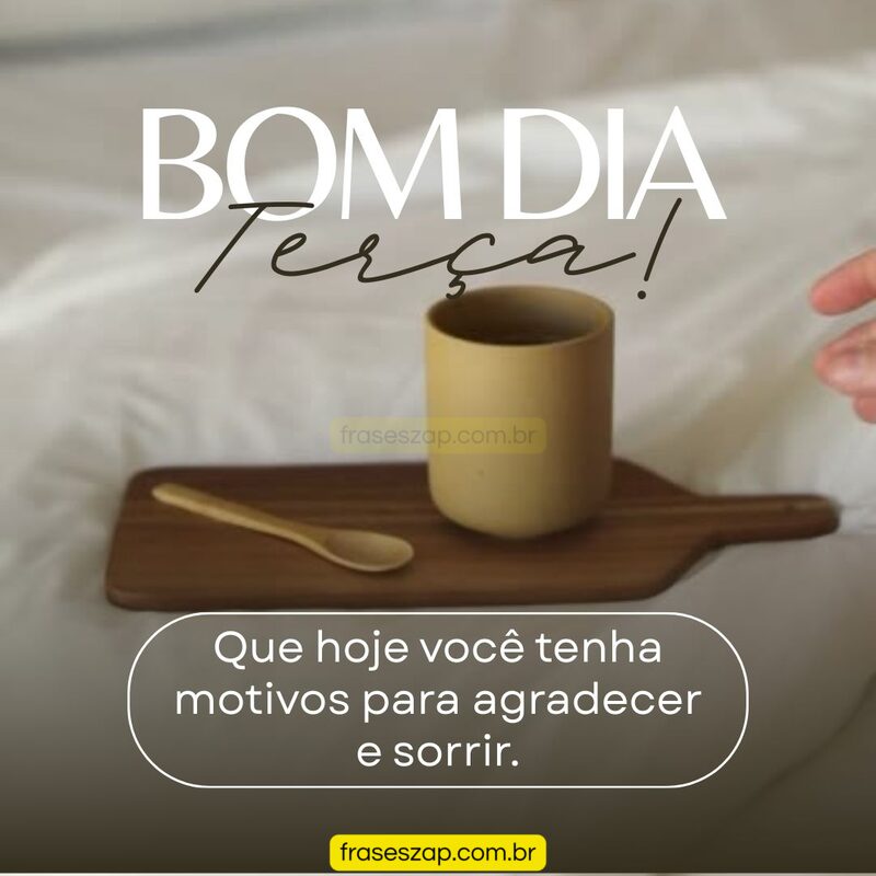 Imagem de terça-feira para compartilhar no WhatsApp