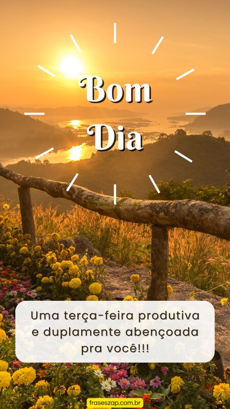 Imagem de terça-feira para compartilhar no WhatsApp