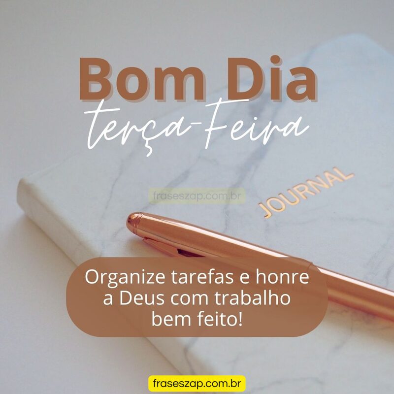 Imagem de terça-feira para compartilhar no WhatsApp