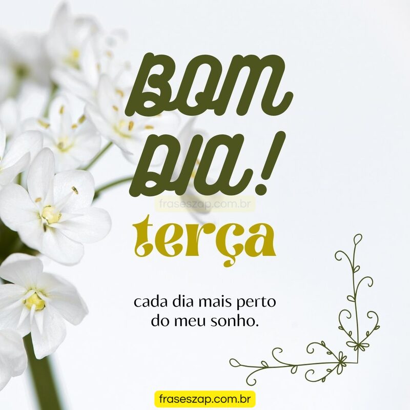 Imagem de terça-feira para compartilhar no WhatsApp