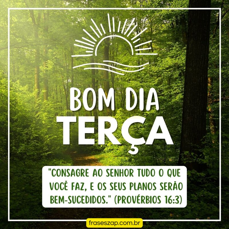 Imagem de terça-feira para compartilhar no WhatsApp