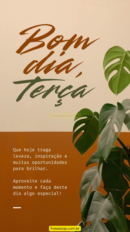 Imagem de terça-feira para compartilhar no WhatsApp