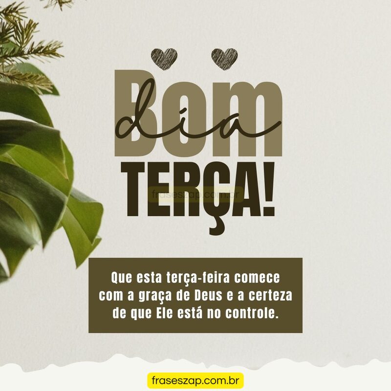 Imagem de terça-feira para compartilhar no WhatsApp