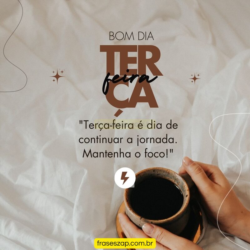 Imagem de terça-feira para compartilhar no WhatsApp