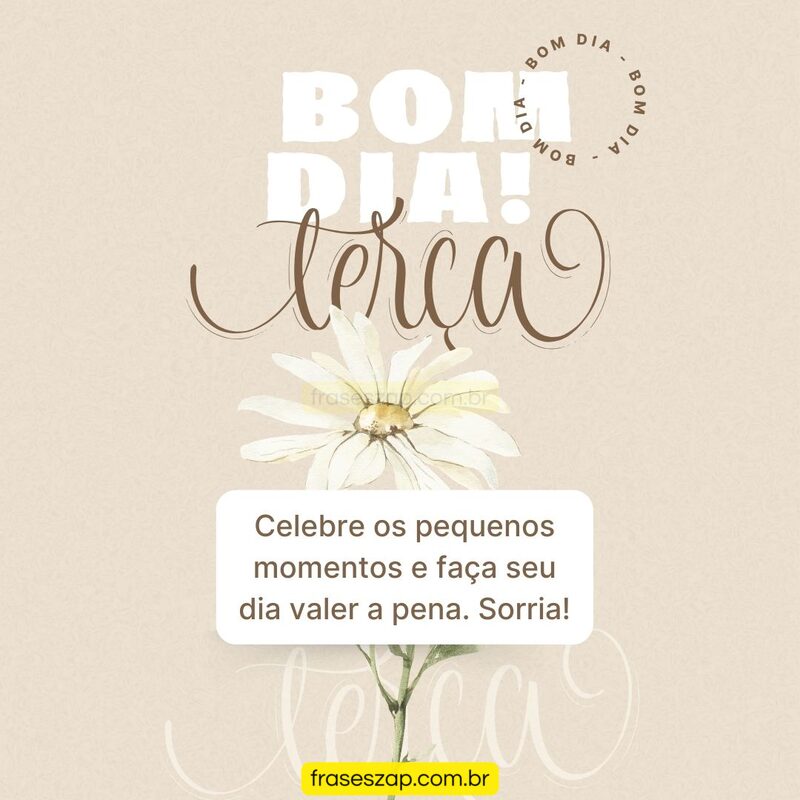 Imagem de terça-feira para compartilhar no WhatsApp
