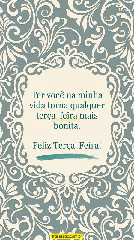 Imagem de terça-feira para compartilhar no WhatsApp