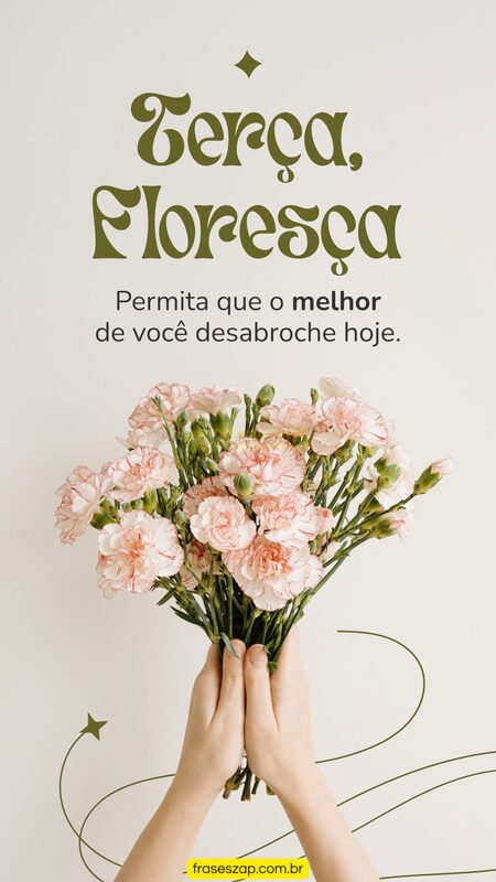 Imagem de terça-feira para compartilhar no WhatsApp