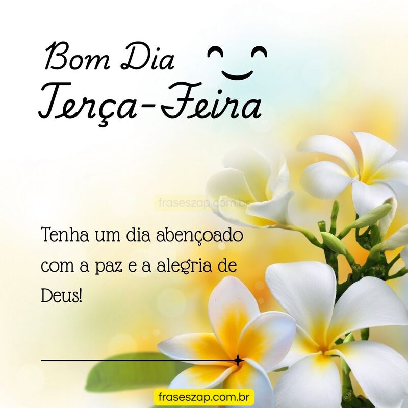 Imagem de terça-feira para compartilhar no WhatsApp