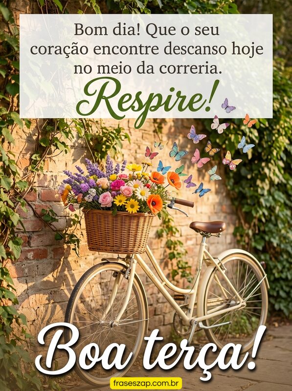Imagem de terça-feira para compartilhar no WhatsApp