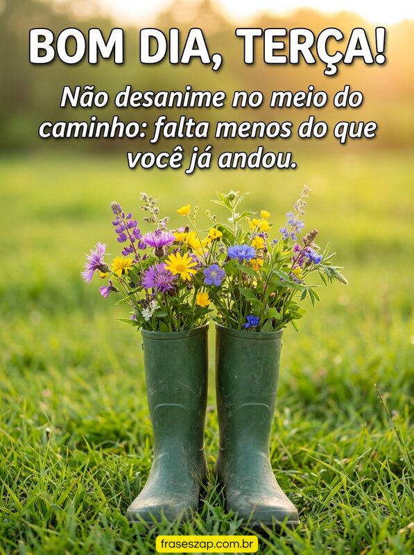Imagem de terça-feira para compartilhar no WhatsApp