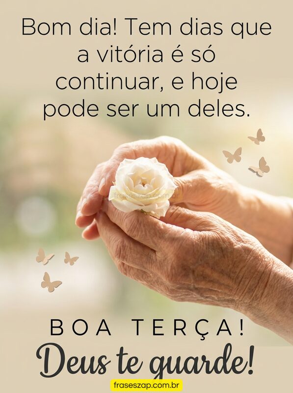Imagem de terça-feira para compartilhar no WhatsApp