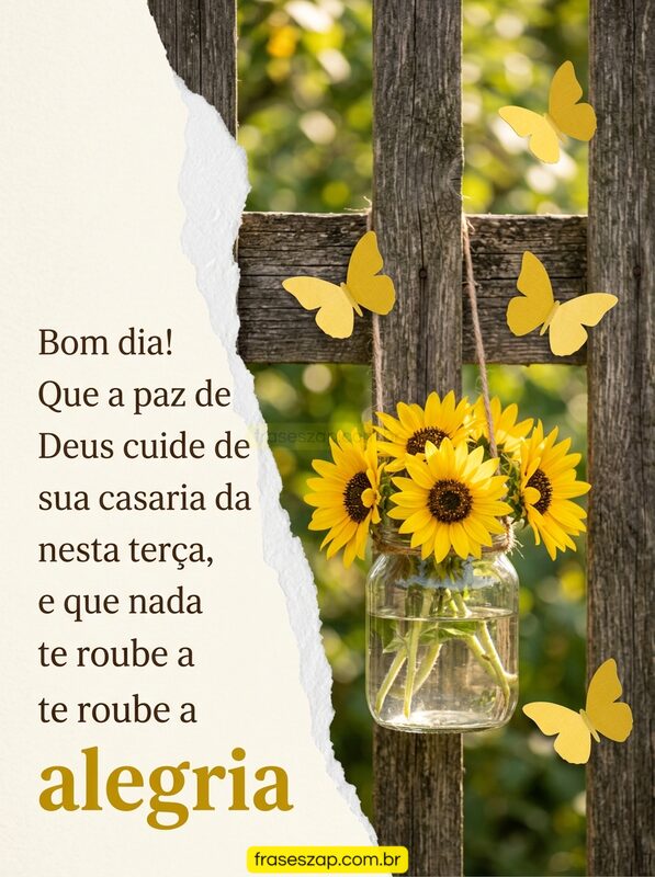 Imagem de terça-feira para compartilhar no WhatsApp