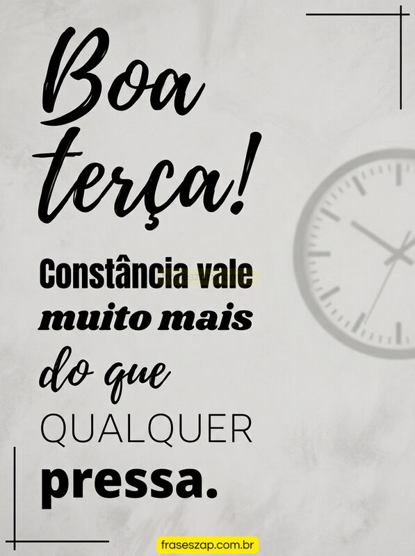 Imagem de terça-feira para compartilhar no WhatsApp