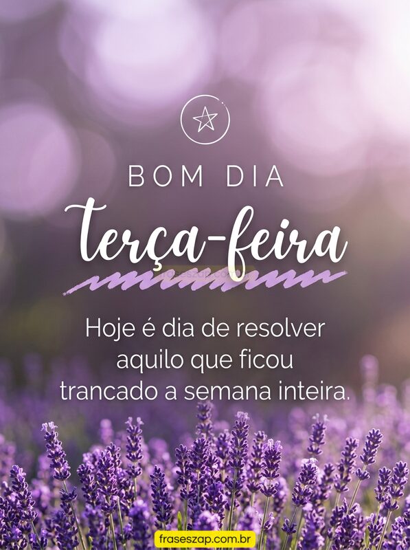 Imagem de terça-feira para compartilhar no WhatsApp
