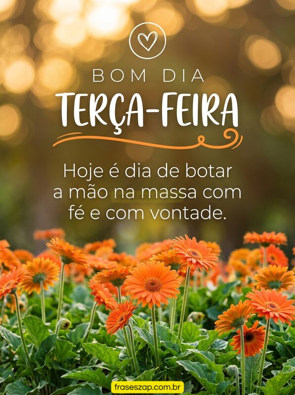 Imagem de terça-feira para compartilhar no WhatsApp