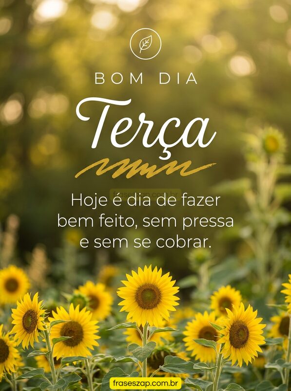 Imagem de terça-feira para compartilhar no WhatsApp