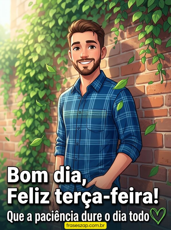 Imagem de terça-feira para compartilhar no WhatsApp