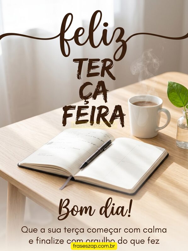 Imagem de terça-feira para compartilhar no WhatsApp