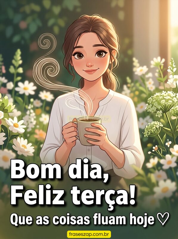 Imagem de terça-feira para compartilhar no WhatsApp