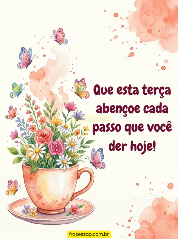 Imagem de terça-feira para compartilhar no WhatsApp