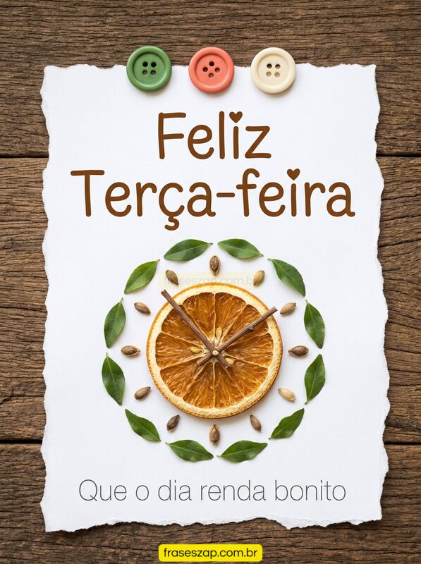 Imagem de terça-feira para compartilhar no WhatsApp