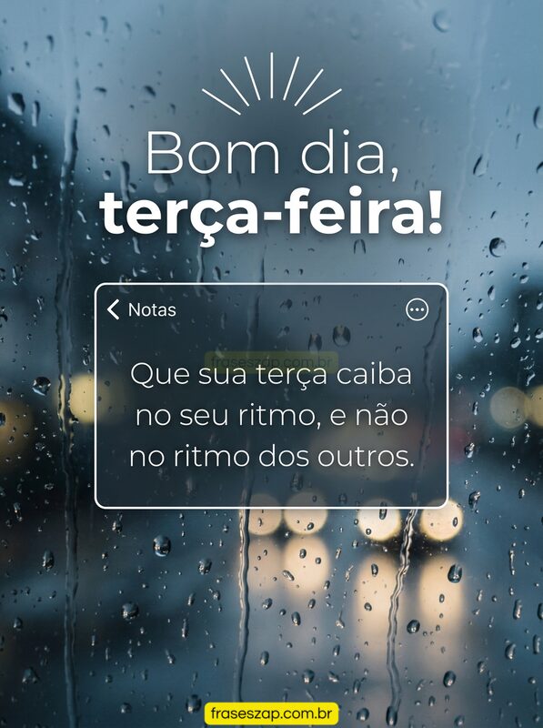 Imagem de terça-feira para compartilhar no WhatsApp