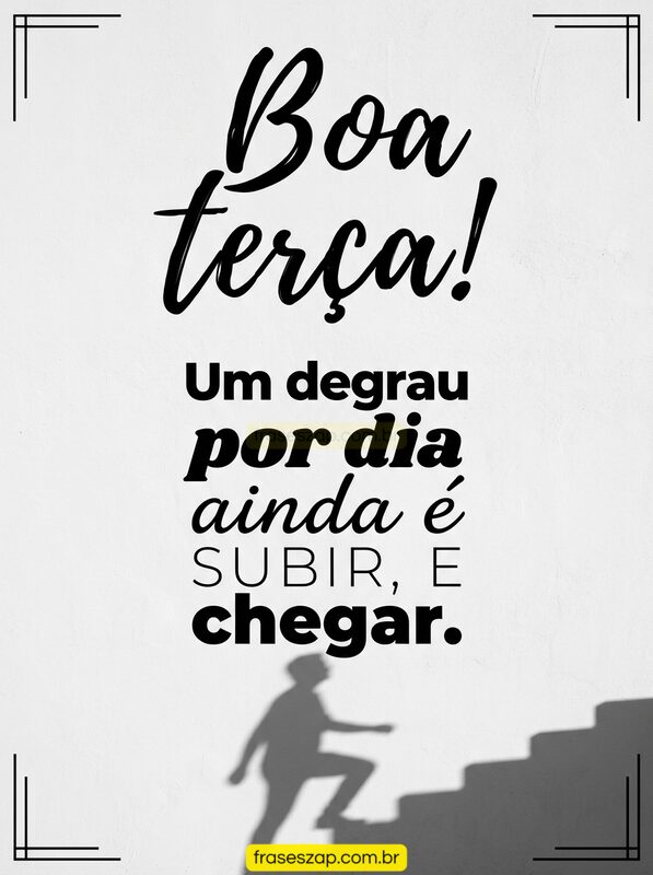 Imagem de terça-feira para compartilhar no WhatsApp
