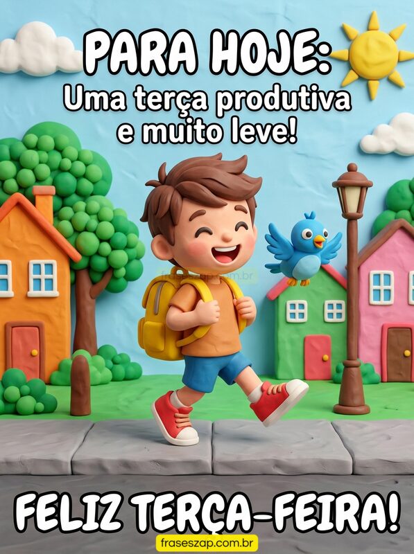 Imagem de terça-feira para compartilhar no WhatsApp