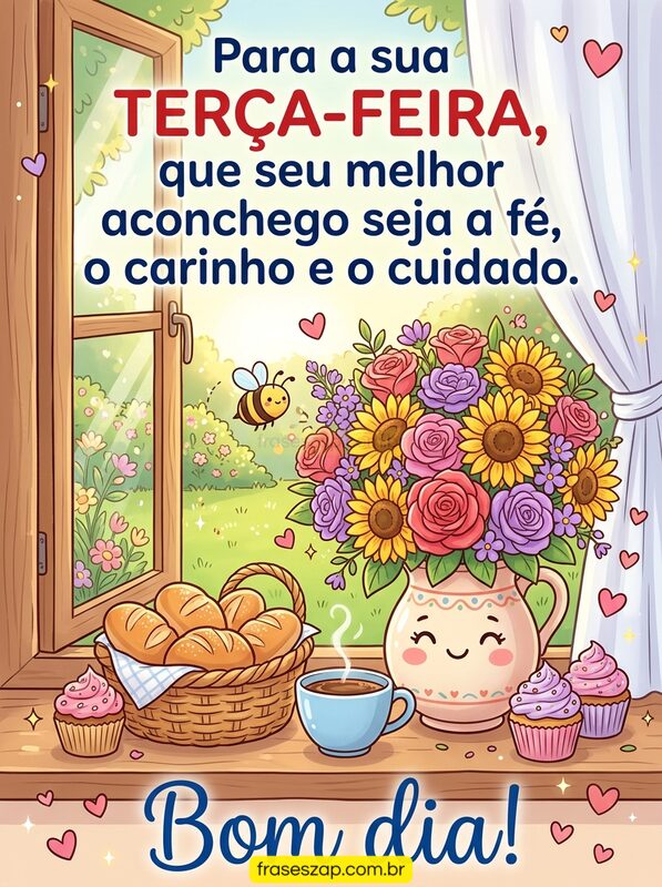 Imagem de terça-feira para compartilhar no WhatsApp